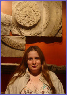 Vera Nadine, in Front of Minerva's Temple